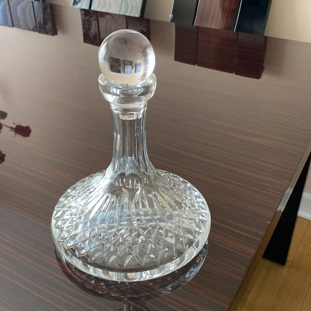 New Waterford Lismore Ships Decanter.28 ounces.Crystal.Best offer - Picture 1 of 7